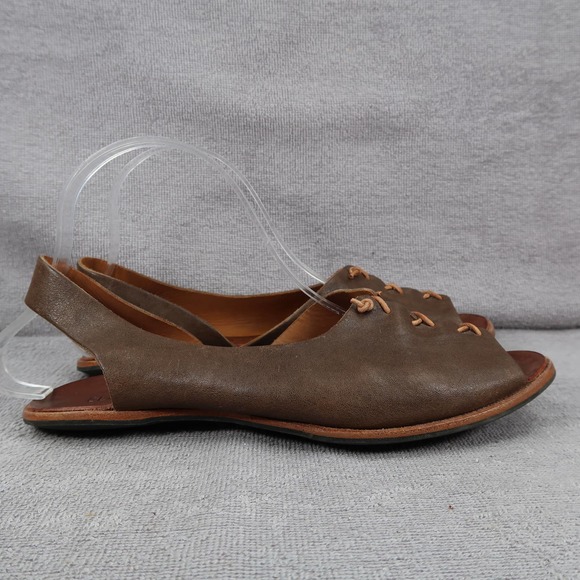 Cliff Dweller | Shoes | Cliff Dweller By Cydwoq Wmns Eu375 Leather Lace Up  Slingback Hand Made Sandals | Poshmark
